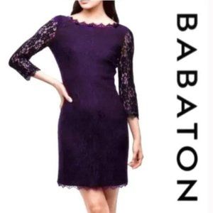 Babaton Rafael Dress, Dark Purple, Size 4, Excellent Used Condition